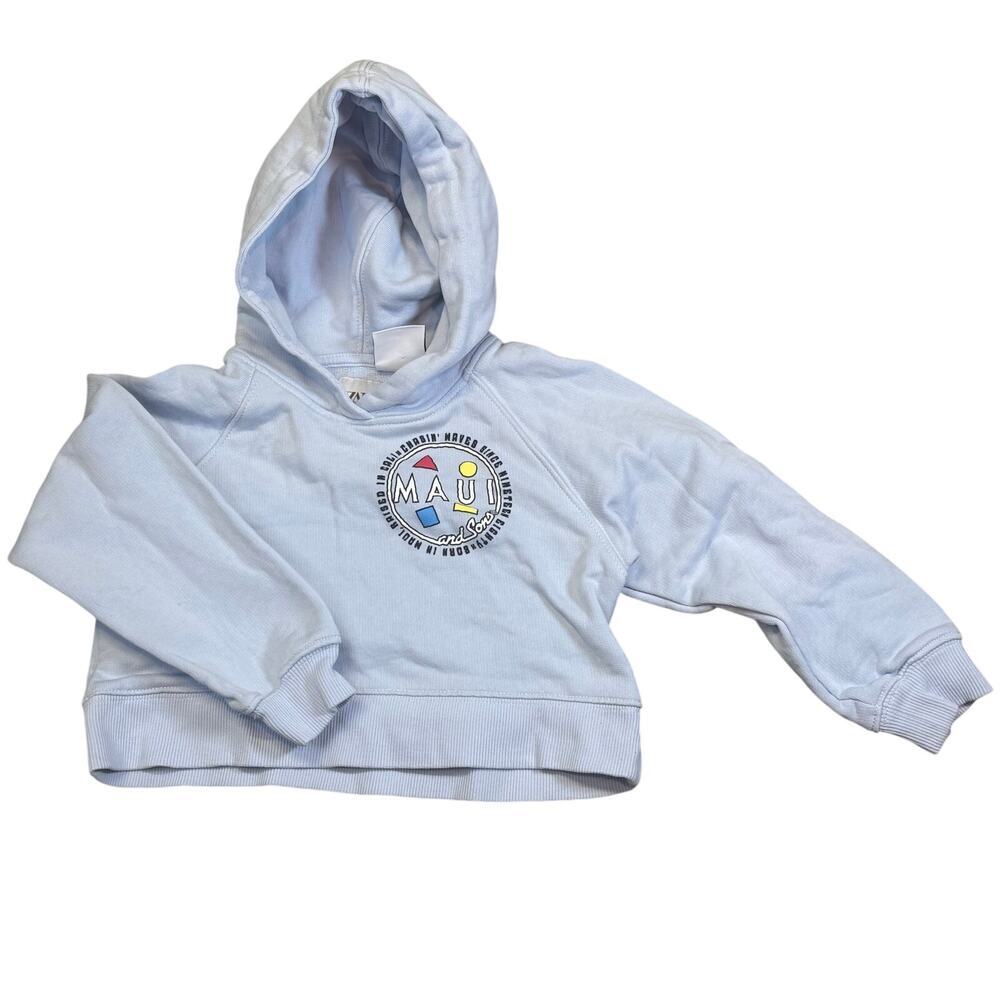Zara Maui and Sons Cropped Hooded Sweatshirt Girls 6-7y